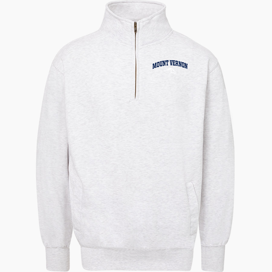Mount Vernon School Mustangs <span class="pdp-name-mascot">Mount Vernon Mustangs</span> MV Sport Men's Fundamental Fleece 1/4 Zip
