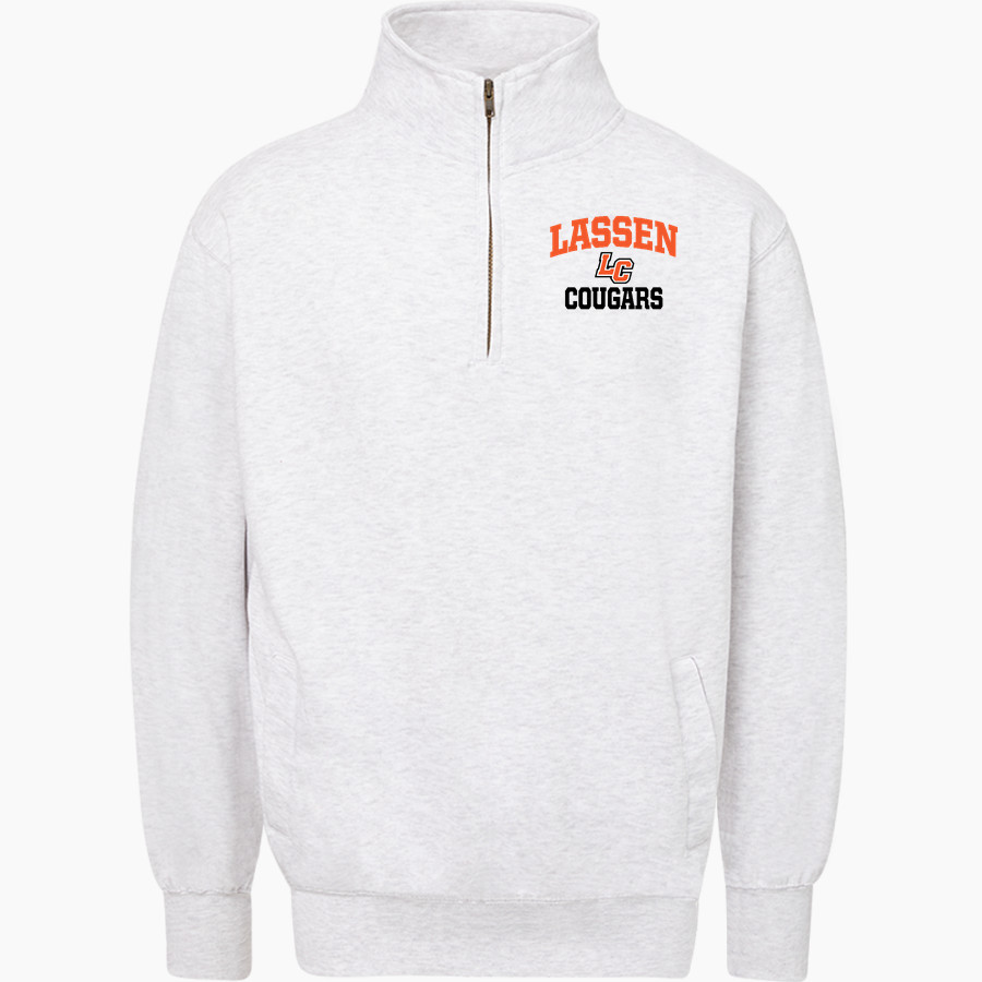 Lassen Community College Cougars <span class="pdp-name-mascot">Lassen Community College Cougars</span> MV Sport Men's Fundamental Fleece 1/4 Zip