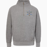 Mounds View Mustangs <span class="pdp-name-mascot">Mounds View Mustangs</span> MV Sport Men's Fundamental Fleece 1/4 Zip Front Thumbnail