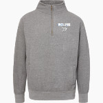 Boone Grove Wolves <span class="pdp-name-mascot">Boone Grove Wolves</span> MV Sport Men's Fundamental Fleece 1/4 Zip Front Thumbnail