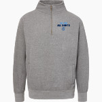 ALL SAINTS CATHOLIC HIGH SCHOOL COUGARS <span class="pdp-name-mascot">ALL SAINTS COUGARS</span> MV Sport Men's Fundamental Fleece 1/4 Zip Front Thumbnail
