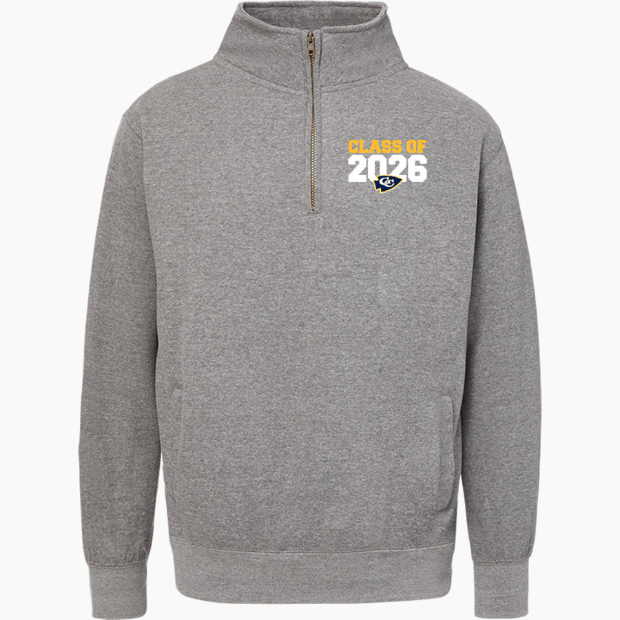 Grant County Braves The Official Online Store <span class="pdp-name-mascot">Grant County Braves</span> MV Sport Men's Fundamental Fleece 1/4 Zip