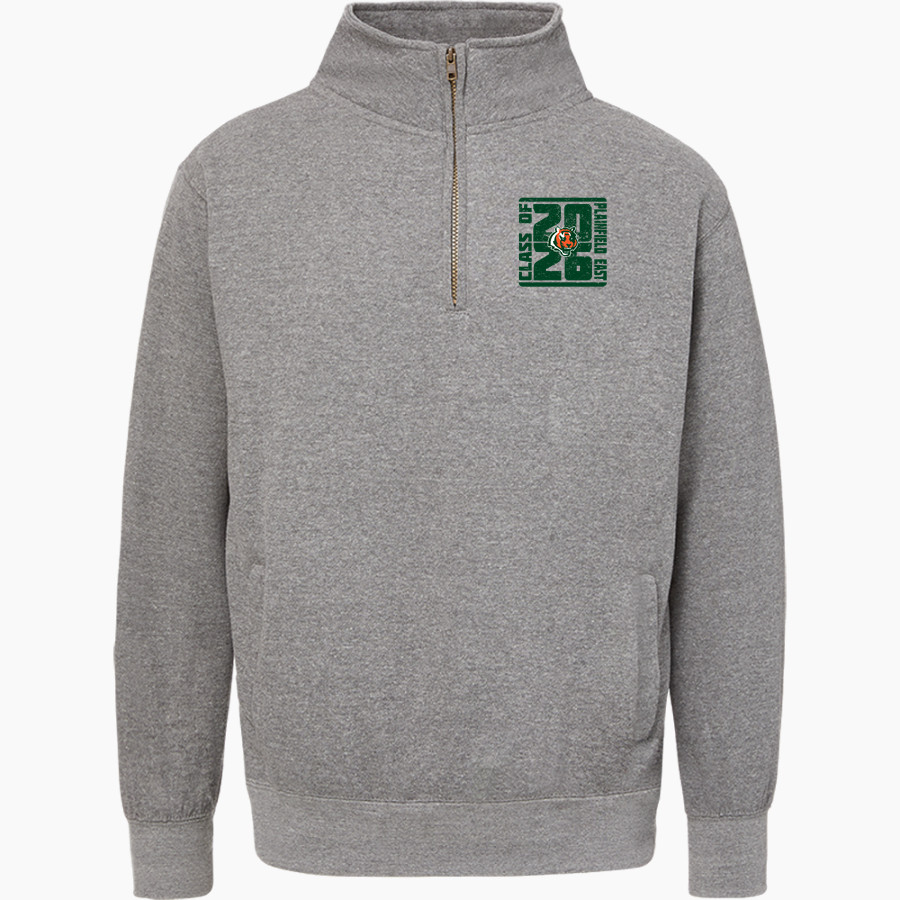 Plainfield East Bengals <span class="pdp-name-mascot">Plainfield East</span> MV Sport Men's Fundamental Fleece 1/4 Zip