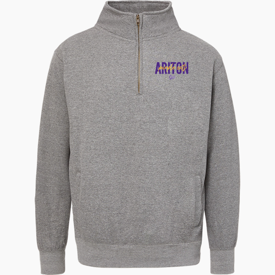 Ariton Purple Cats <span class="pdp-name-mascot">Ariton Purple Cats</span> MV Sport Men's Fundamental Fleece 1/4 Zip