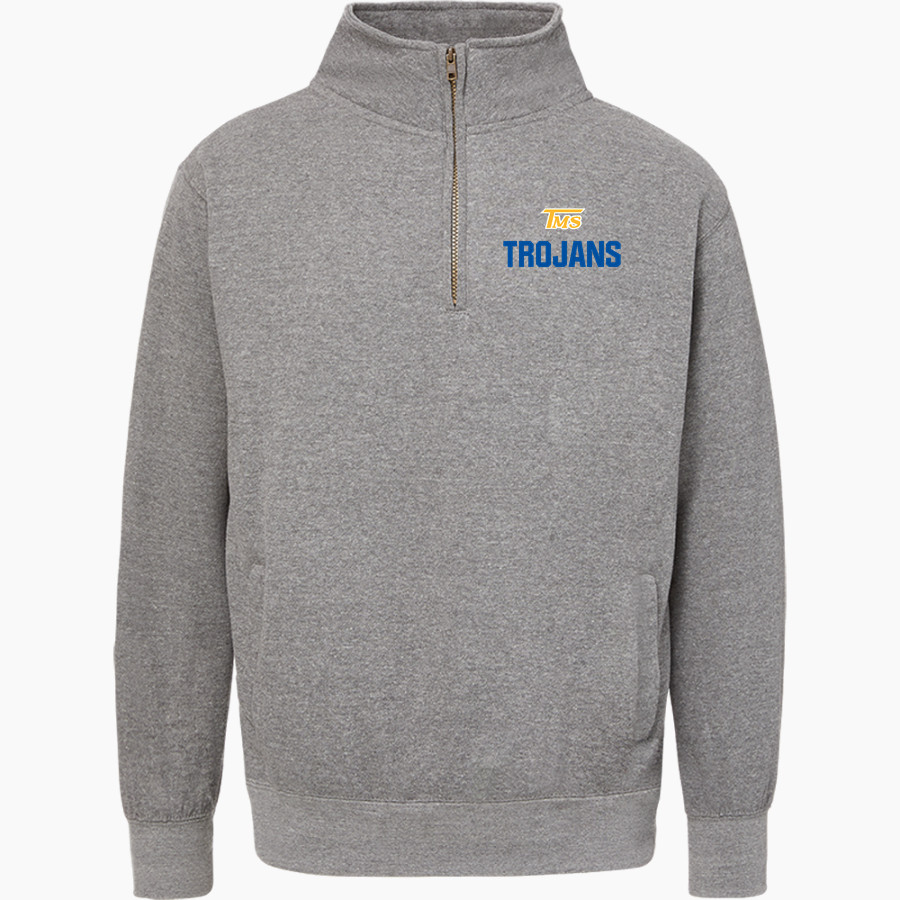 Tichenor Middle School Trojans <span class="pdp-name-mascot">Tichenor Middle School Trojans</span> MV Sport Men's Fundamental Fleece 1/4 Zip