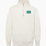 San Domenico Panthers <span class="pdp-name-mascot">San Domenico Panthers</span> MV Sport Men's Fundamental Fleece 1/4 Zip Front Thumbnail