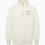 Fox Middle School Fox <span class="pdp-name-mascot">Fox Middle School Braves</span> MV Sport Men's Fundamental Fleece 1/4 Zip Front Thumbnail