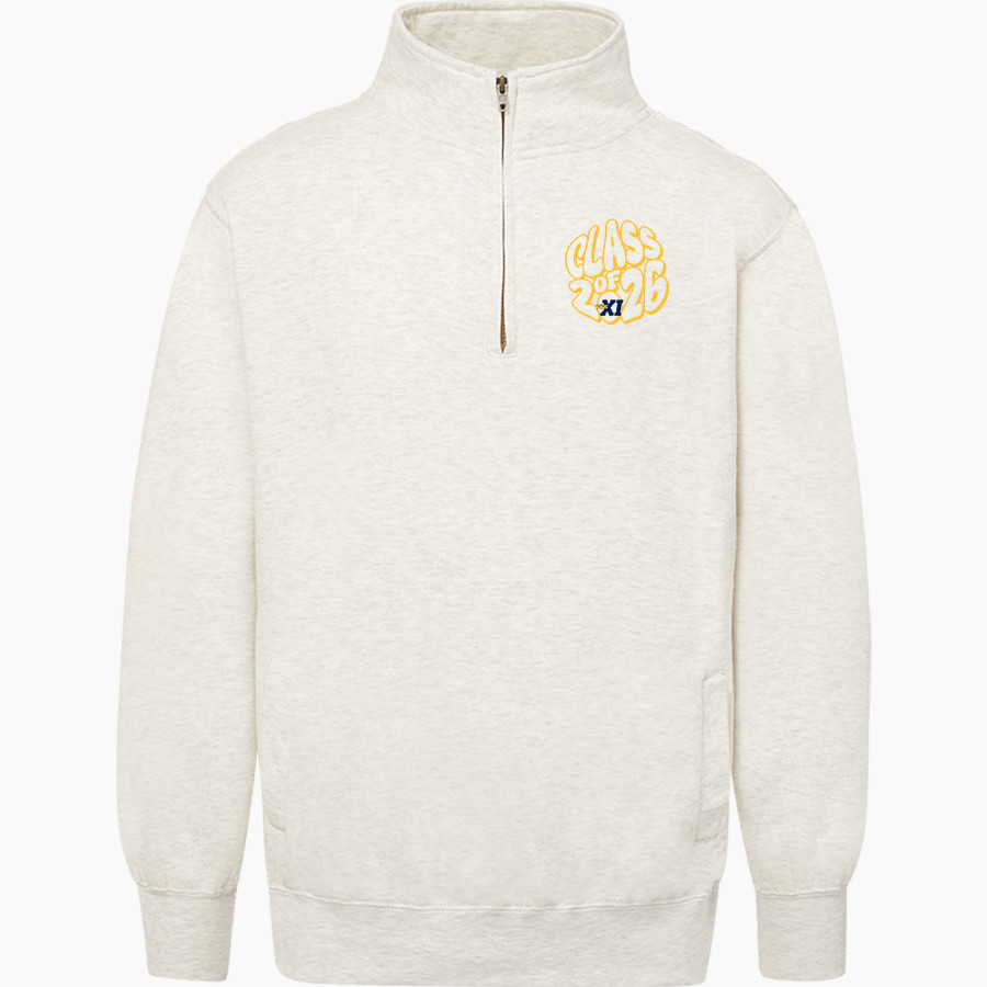 Pius XI Catholic High School Official Online Store <span class="pdp-name-mascot">Pius XI Popes</span> MV Sport Men's Fundamental Fleece 1/4 Zip