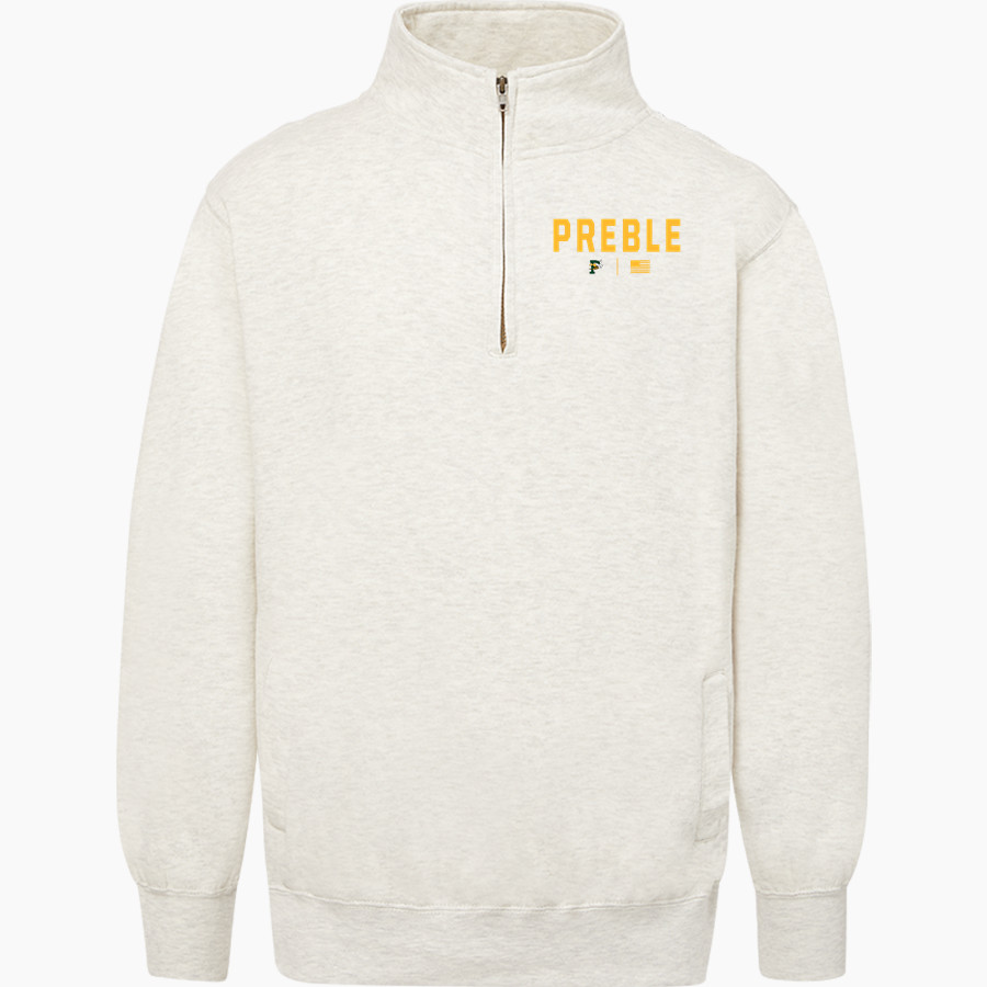 PREBLE HIGH SCHOOL HORNETS MV Sport Men's Fundamental Fleece 1/4 Zip