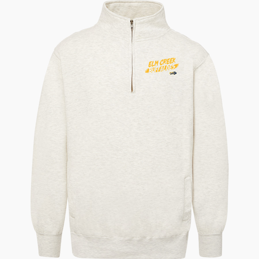 Elm Creek Buffaloes <span class="pdp-name-mascot">Elm Creek Buffaloes</span> MV Sport Men's Fundamental Fleece 1/4 Zip