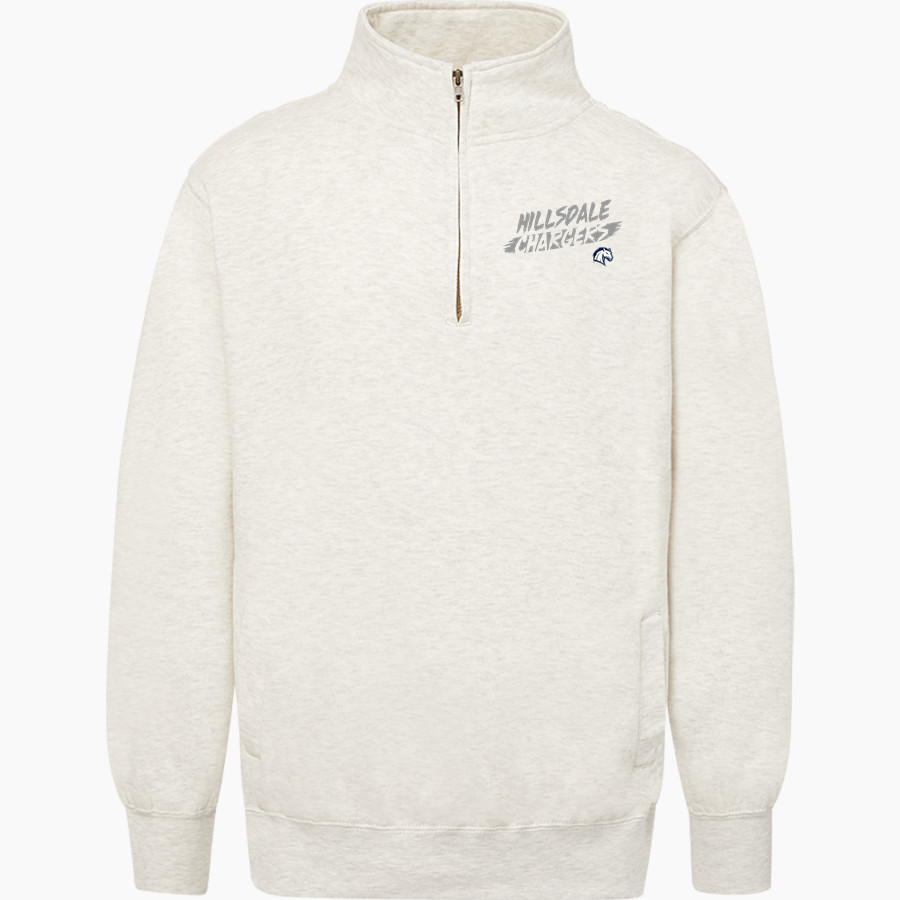 HIllsdale Chargers <span class="pdp-name-mascot">HIllsdale College Chargers</span> MV Sport Men's Fundamental Fleece 1/4 Zip