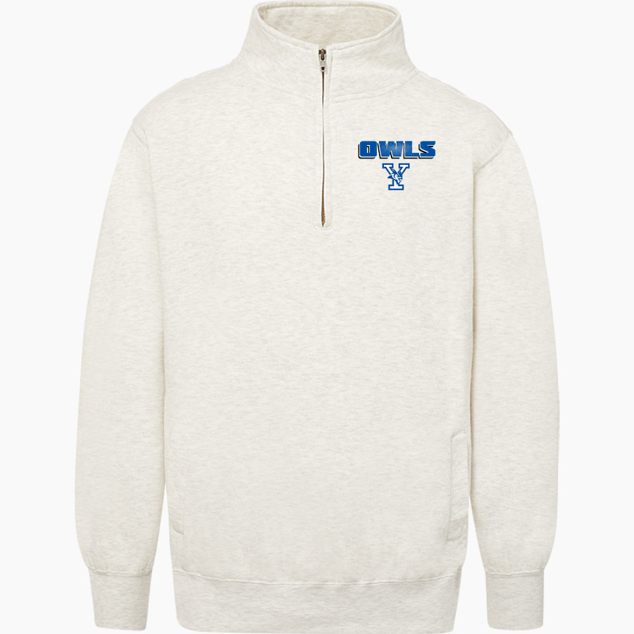YANTIS HIGH SCHOOL OWLS MV Sport Men's Fundamental Fleece 1/4 Zip