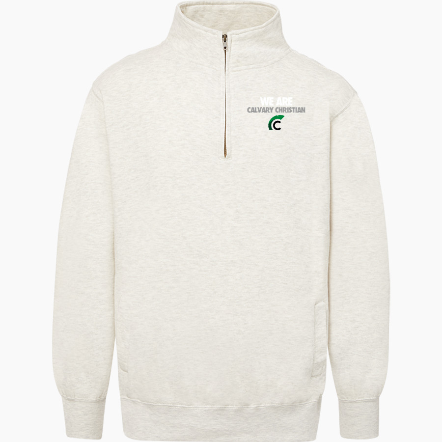 Calvary Christian Spartans <span class="pdp-name-mascot">Calvary Christian Spartans</span> MV Sport Men's Fundamental Fleece 1/4 Zip
