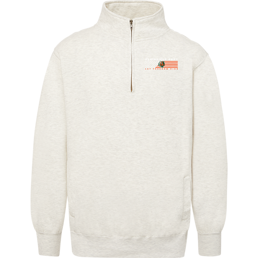 Plainfield East Bengals <span class="pdp-name-mascot">Plainfield East</span> MV Sport Men's Fundamental Fleece 1/4 Zip