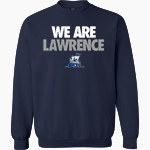 Lawrence University Vikings Online Store MV Sport Men's Fundamental Fleece Crew Front Thumbnail