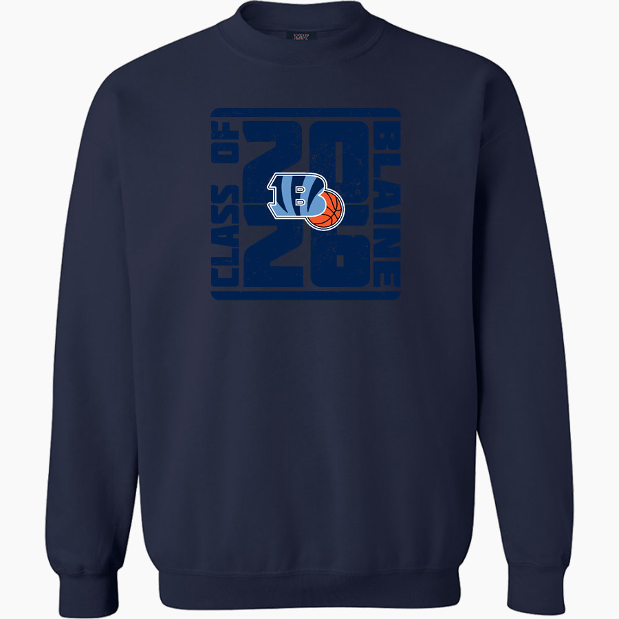 Blaine Bengals <span class="pdp-name-mascot">Blaine Bengals</span> MV Sport Men's Fundamental Fleece Crew