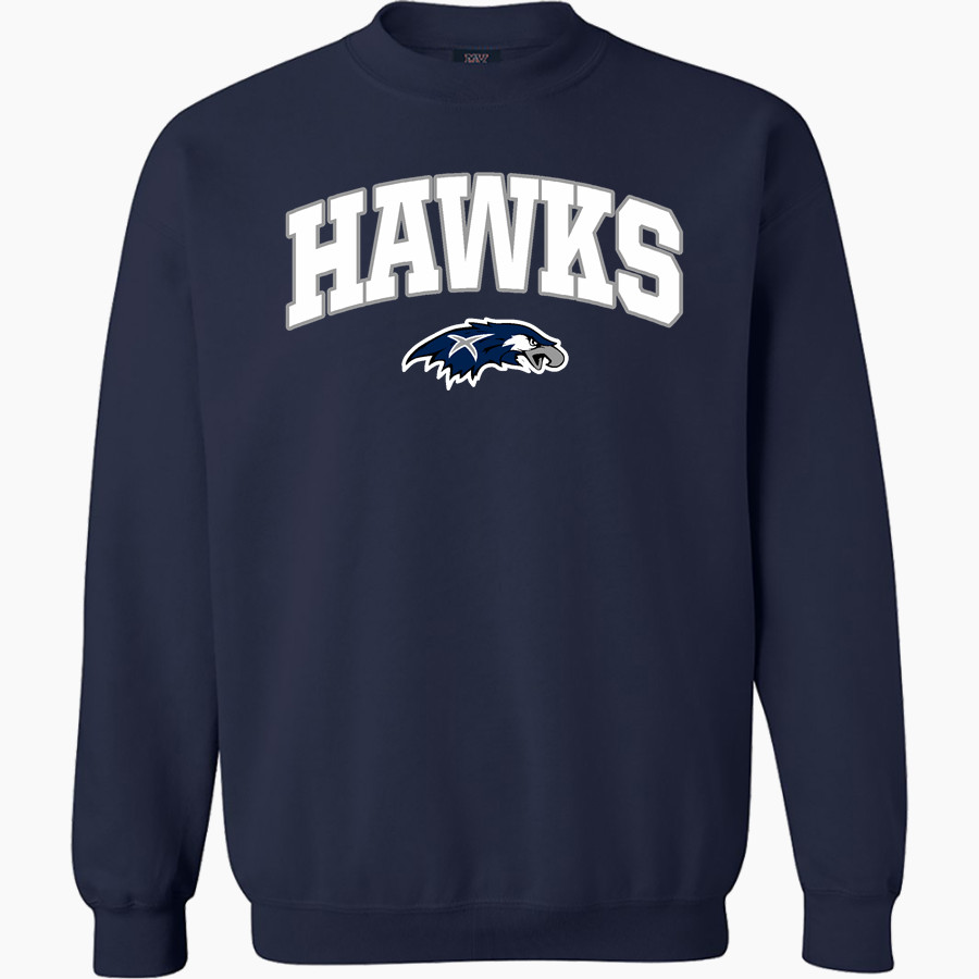 XAVIER HIGH SCHOOL HAWKS <span class="pdp-name-mascot">XAVIER HAWKS</span> MV Sport Men's Fundamental Fleece Crew