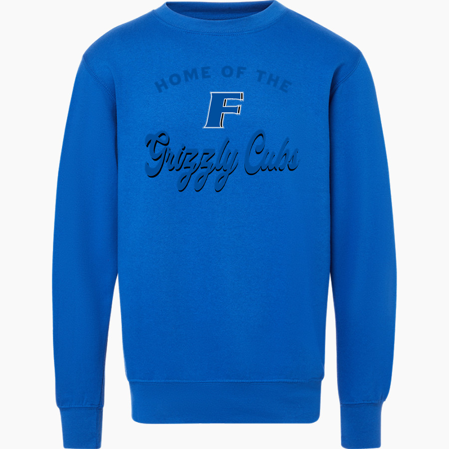 FRANKLIN COMMUNITY HIGH SCHOOL GRIZZLY CUBS <span class="pdp-name-mascot">FRANKLIN GRIZZLY CUBS</span> MV Sport Men's Fundamental Fleece Crew