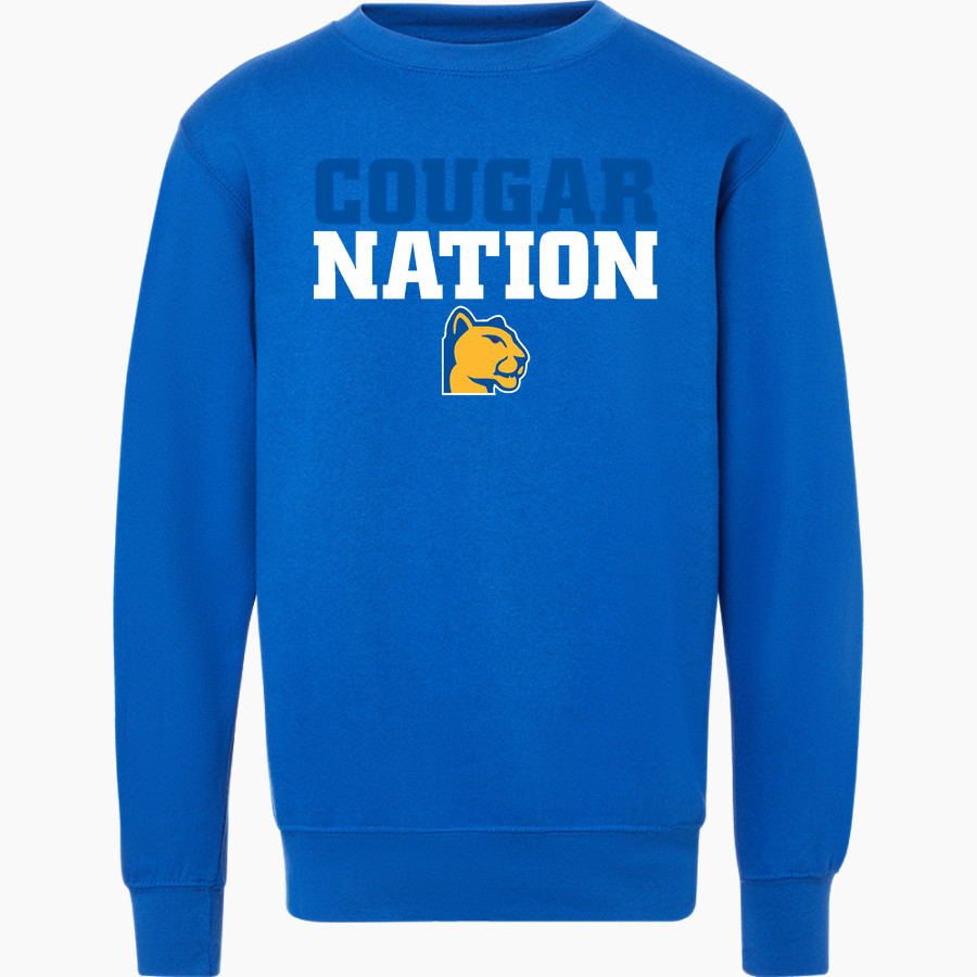 CULBRETH Cougars MV Sport Men's Fundamental Fleece Crew