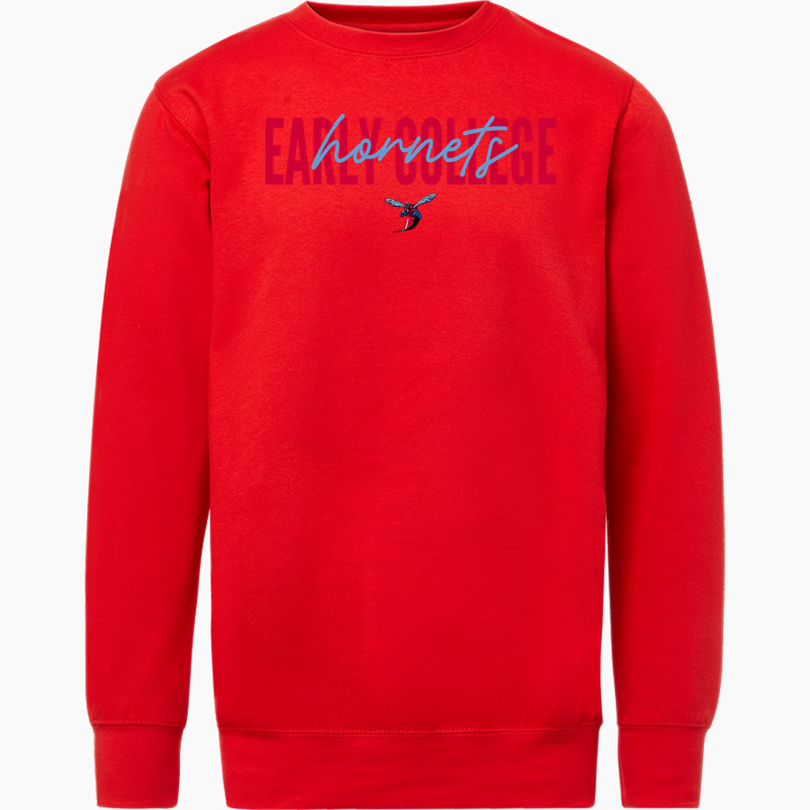 Early College Hornets MV Sport Men's Fundamental Fleece Crew