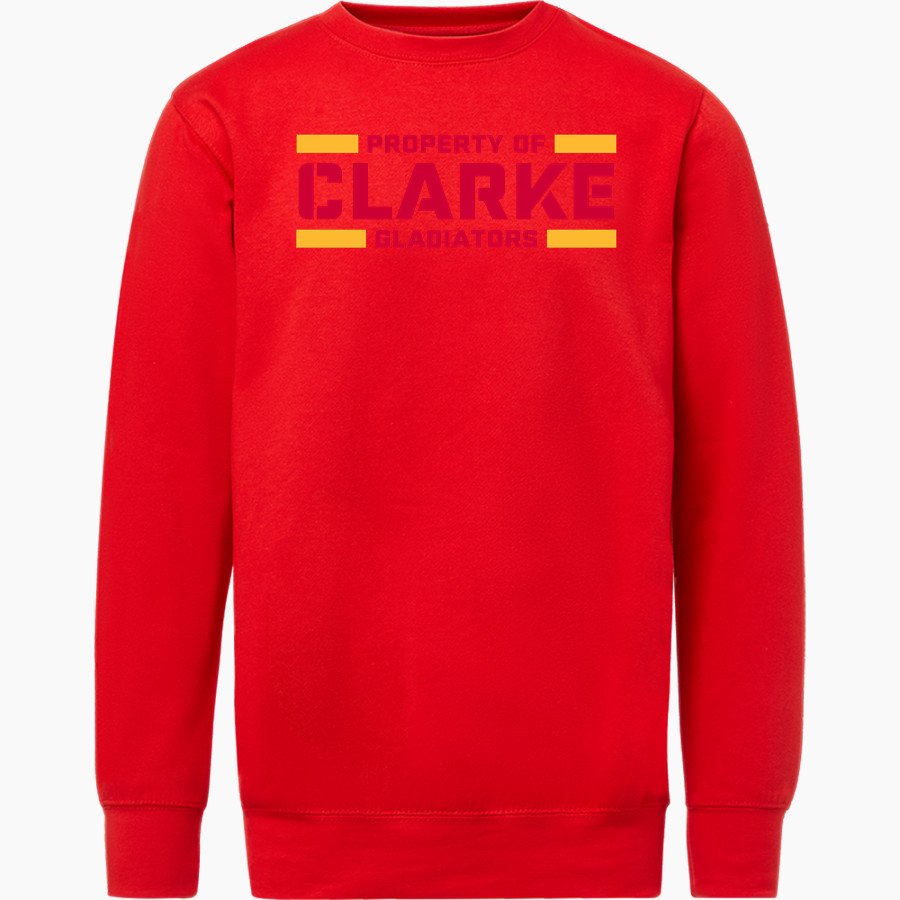 CLARKE CENTRAL HIGH SCHOOL GLADIATORS <span class="pdp-name-mascot">CLARKE GLADIATORS</span> MV Sport Men's Fundamental Fleece Crew