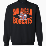 SAN ANGELO CENTRAL HIGH SCHOOL BOBCATS <span class="pdp-name-mascot">SAN ANGELO BOBCATS</span> MV Sport Men's Fundamental Fleece Crew Front Thumbnail