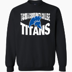 Tacoma Community College Titans <span class="pdp-name-mascot">Tacoma Community College Titans</span> MV Sport Men's Fundamental Fleece Crew Front Thumbnail