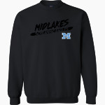 MIDLAKES HIGH SCHOOL SCREAMING EAGLES <span class="pdp-name-mascot">MIDLAKES SCREAMING EAGLES</span> MV Sport Men's Fundamental Fleece Crew Front Thumbnail