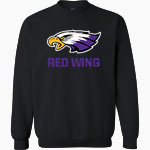 RED WING HIGH SCHOOL WINGERS <span class="pdp-name-mascot">RED WING WINGERS</span> MV Sport Men's Fundamental Fleece Crew Front Thumbnail