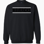 Marshall Mavericks MV Sport Men's Fundamental Fleece Crew Front Thumbnail