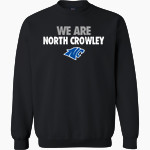 NORTH CROWLEY HIGH SCHOOL PANTHERS MV Sport Men's Fundamental Fleece Crew Front Thumbnail