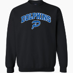 PALISADES CHARTER HIGH SCHOOL DOLPHINS <span class="pdp-name-mascot">PALISADES DOLPHINS</span> MV Sport Men's Fundamental Fleece Crew Front Thumbnail