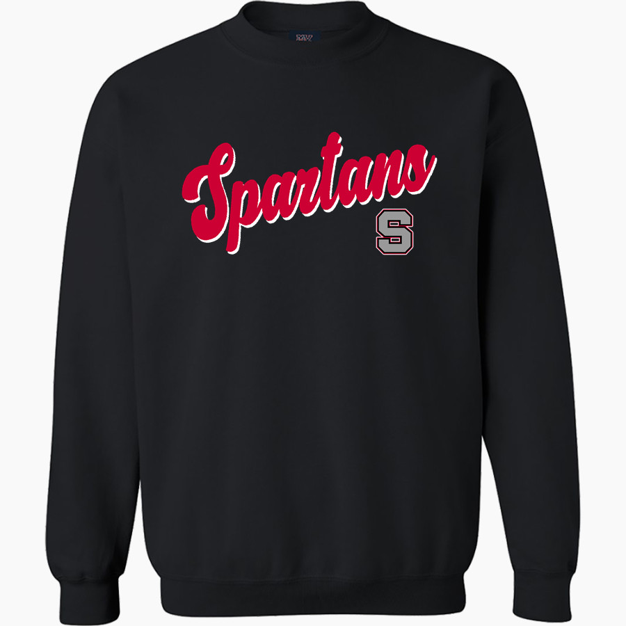 SPRINGFIELD SPARTANS The Online Store MV Sport Men's Fundamental Fleece Crew
