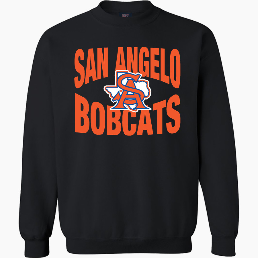 SAN ANGELO CENTRAL HIGH SCHOOL BOBCATS <span class="pdp-name-mascot">SAN ANGELO BOBCATS</span> MV Sport Men's Fundamental Fleece Crew