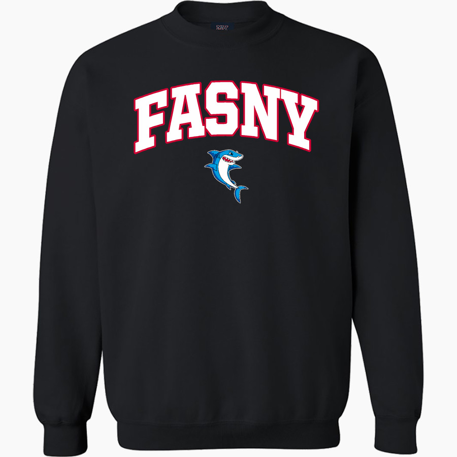 French-American School of New York - Online Store <span class="pdp-name-mascot">French-American School Sharks</span> MV Sport Men's Fundamental Fleece Crew