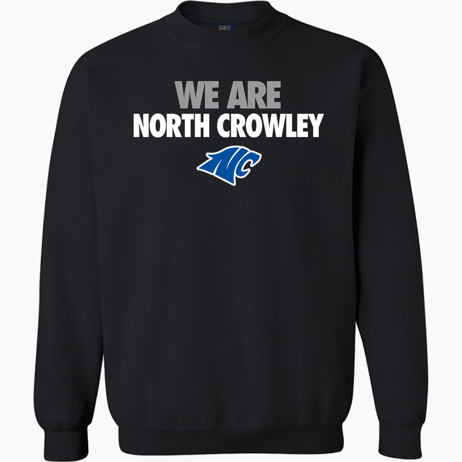 NORTH CROWLEY HIGH SCHOOL PANTHERS MV Sport Men's Fundamental Fleece Crew