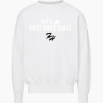 Fort Hays State University Tigers MV Sport Men's Fundamental Fleece Crew Front Thumbnail