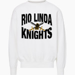 RIO LINDA HIGH SCHOOL KNIGHTS <span class="pdp-name-mascot">RIO LINDA KNIGHTS</span> MV Sport Men's Fundamental Fleece Crew Front Thumbnail