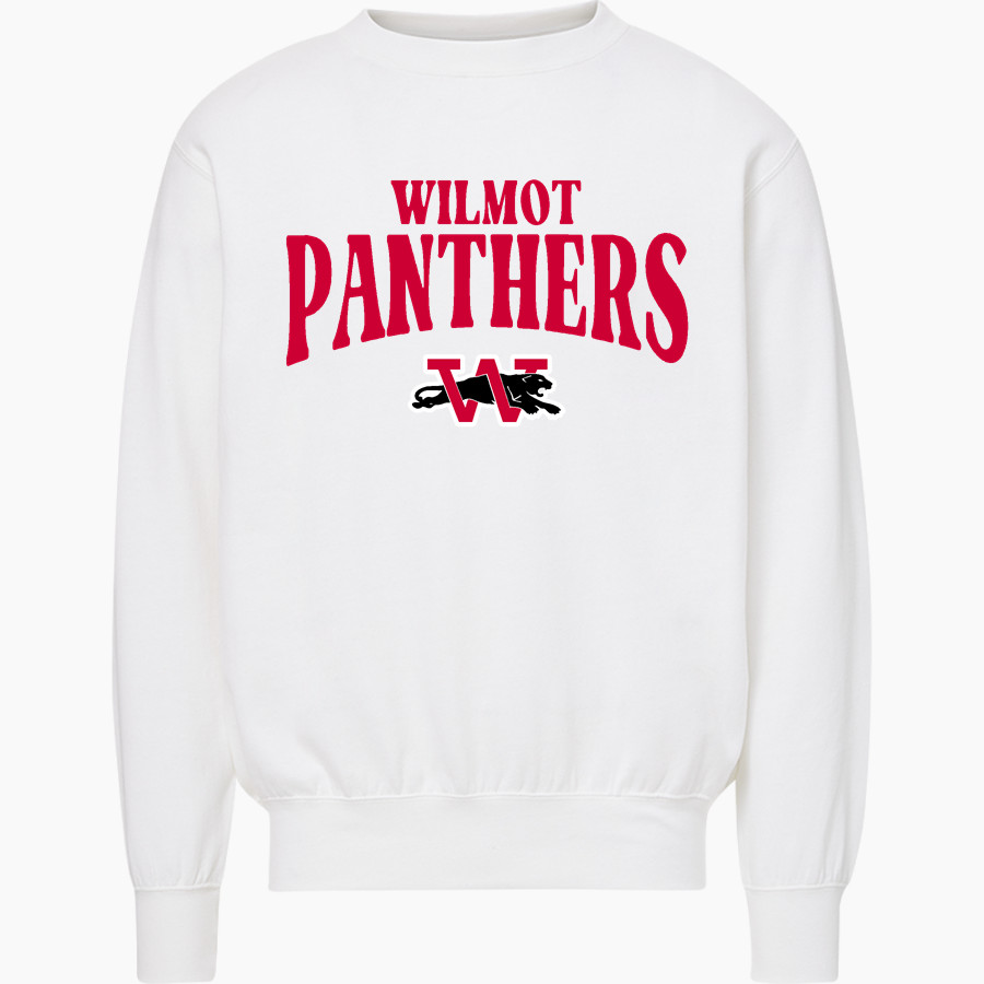 WILMOT UNION HIGH SCHOOL PANTHERS MV Sport Men's Fundamental Fleece Crew