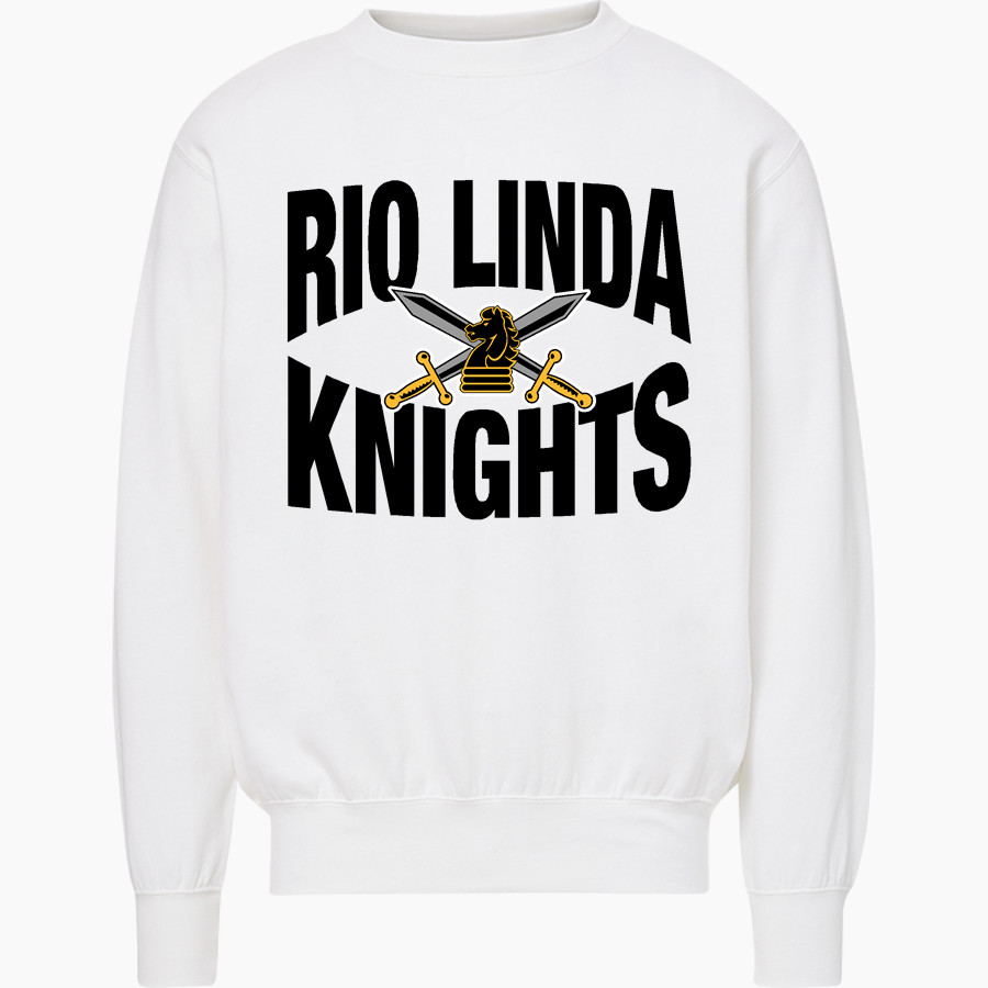 RIO LINDA HIGH SCHOOL KNIGHTS <span class="pdp-name-mascot">RIO LINDA KNIGHTS</span> MV Sport Men's Fundamental Fleece Crew