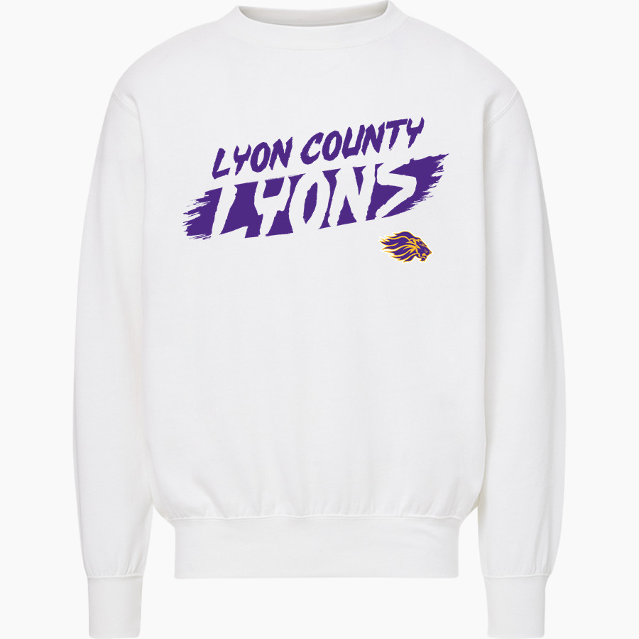 LYON COUNTY HIGH SCHOOL LYONS MV Sport Men's Fundamental Fleece Crew