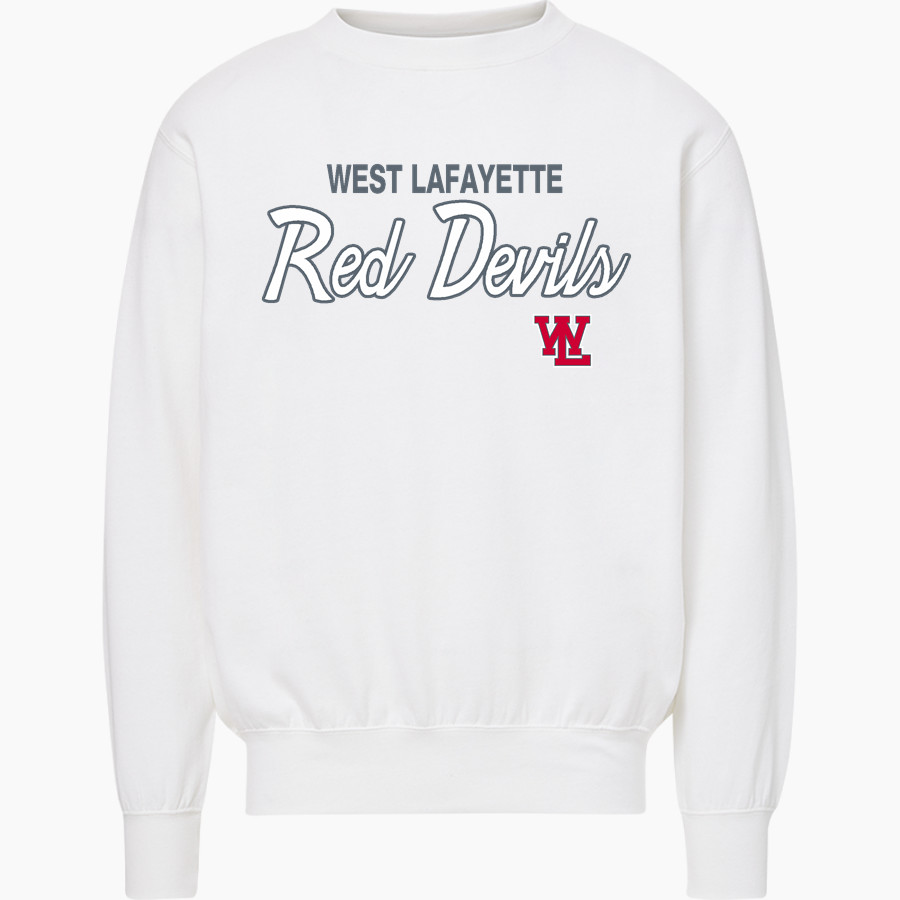 West Lafayette Jr-Sr High School Red Devils Online Store MV Sport Men's Fundamental Fleece Crew