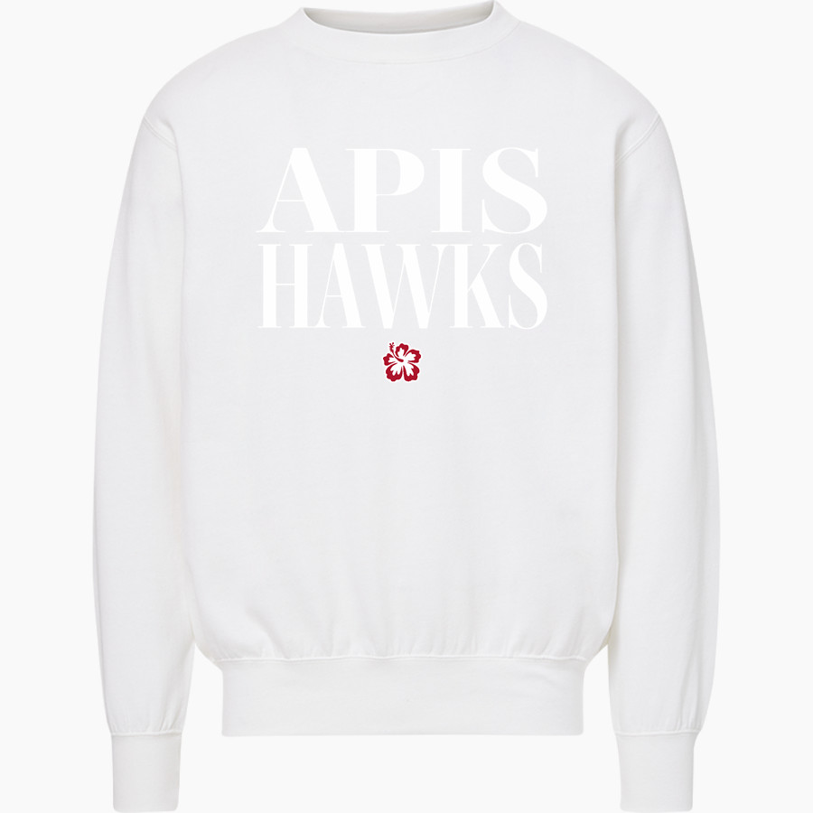 APIS Hawks <span class="pdp-name-mascot">Asia Pacific International GreenHawks</span> MV Sport Men's Fundamental Fleece Crew