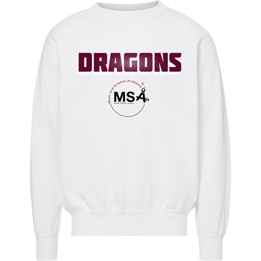 Math & Science Academy Dragons <span class="pdp-name-mascot">Math & Science Academy Dragons</span> MV Sport Men's Fundamental Fleece Crew