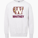 Whitney Wildcats MV Sport Men's Fundamental Fleece Crew Front Thumbnail