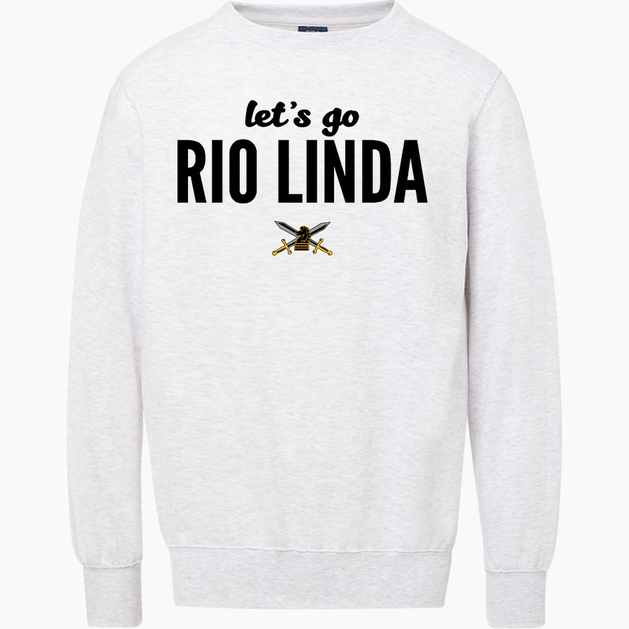 RIO LINDA HIGH SCHOOL KNIGHTS <span class="pdp-name-mascot">RIO LINDA KNIGHTS</span> MV Sport Men's Fundamental Fleece Crew