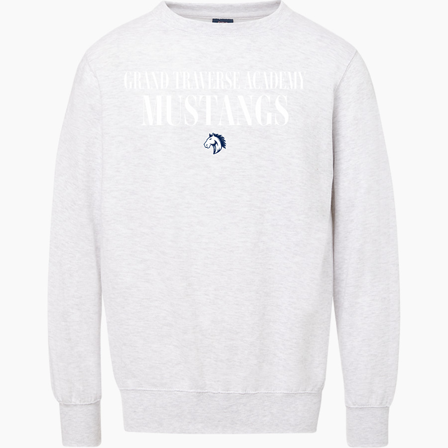 Grand Traverse Academy Mustangs <span class="pdp-name-mascot">Grand Traverse Academy Mustangs</span> MV Sport Men's Fundamental Fleece Crew