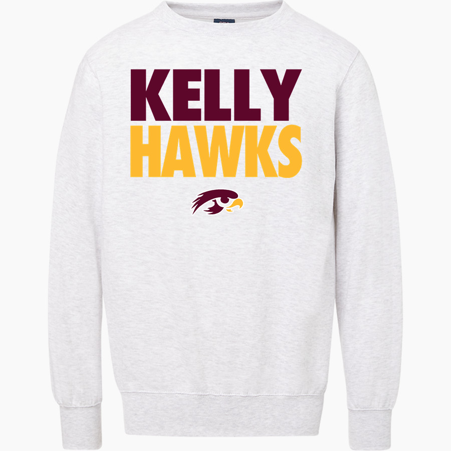 Kelly Hawks <span class="pdp-name-mascot">Kelly Hawks</span> MV Sport Men's Fundamental Fleece Crew