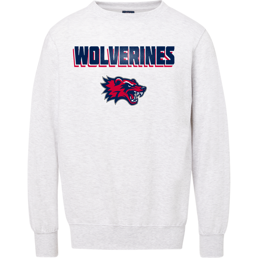 Frontier Academy Wolverines <span class="pdp-name-mascot">Frontier Academy Wolverines</span> MV Sport Men's Fundamental Fleece Crew
