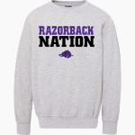 WALHALLA HIGH SCHOOL RAZORBACKS <span class="pdp-name-mascot">WALHALLA RAZORBACKS</span> MV Sport Men's Fundamental Fleece Crew Front Thumbnail